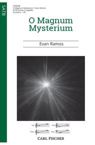 O Magnum Mysterium SATB choral sheet music cover Thumbnail